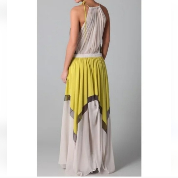 - Vintage rare runway Bcbgmaxazria "SILK" Gown - Picture 2 of 6